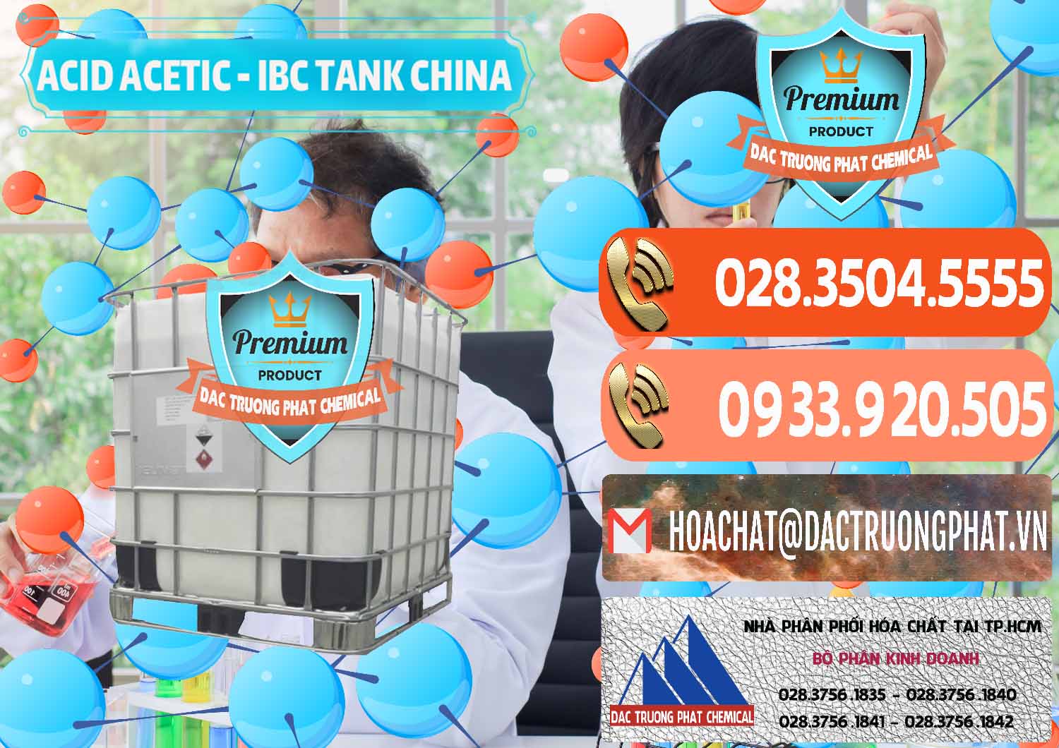 Công ty cung ứng ( bán ) Acetic Acid – Axit Acetic Tank Bồn IBC Trung Quốc China - 0443 - Đơn vị chuyên phân phối - bán hóa chất tại TP.HCM - hoachatmientay.com