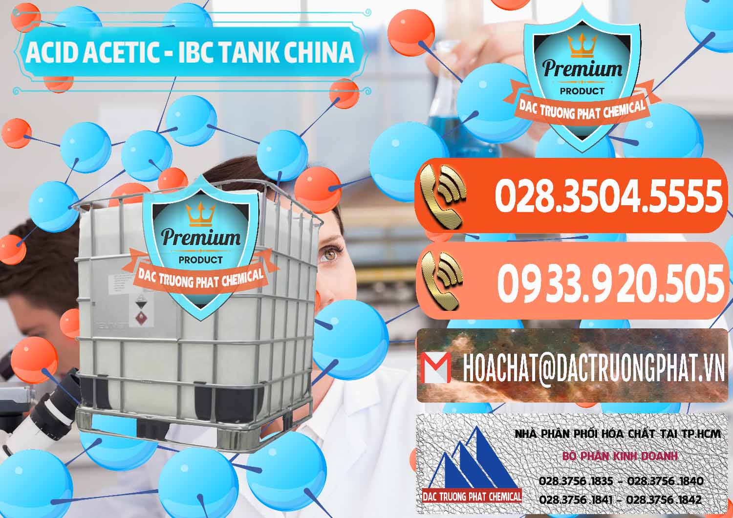 Công ty chuyên cung cấp _ bán Acetic Acid – Axit Acetic Tank Bồn IBC Trung Quốc China - 0443 - Nhà cung cấp và bán hóa chất tại TP.HCM - hoachatmientay.com