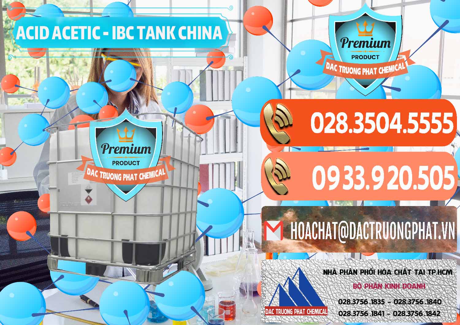 Công ty chuyên bán & cung cấp Acetic Acid – Axit Acetic Tank Bồn IBC Trung Quốc China - 0443 - Đơn vị bán _ phân phối hóa chất tại TP.HCM - hoachatmientay.com