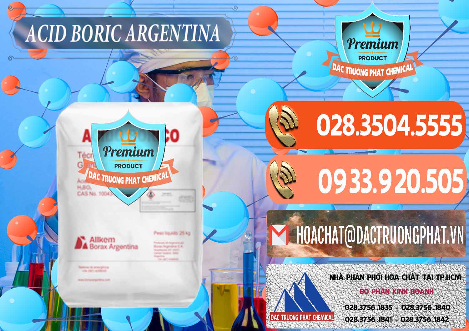Đơn vị chuyên bán & phân phối Acid Boric – Axit Boric H3BO3 99% Allkem Argentina - 0448 - Công ty chuyên kinh doanh - cung cấp hóa chất tại TP.HCM - hoachatmientay.com