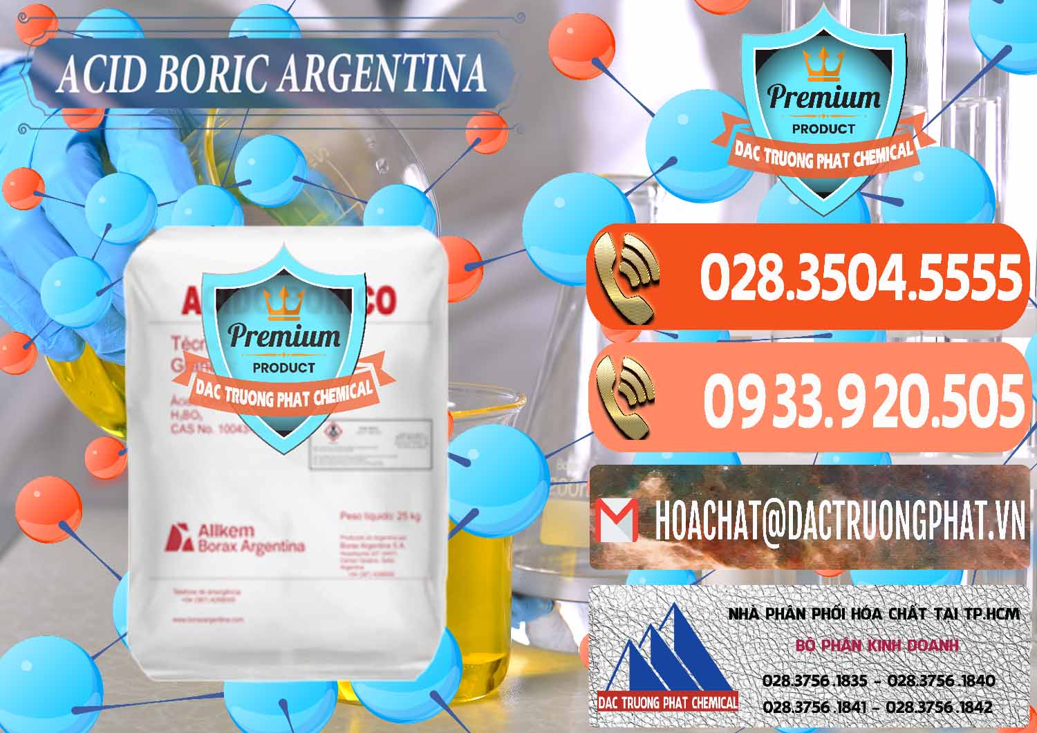 Nơi nhập khẩu & bán Acid Boric – Axit Boric H3BO3 99% Allkem Argentina - 0448 - Công ty chuyên bán _ cung cấp hóa chất tại TP.HCM - hoachatmientay.com