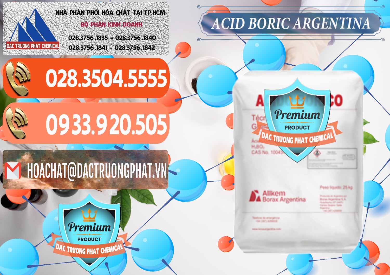 Đơn vị phân phối - bán Acid Boric – Axit Boric H3BO3 99% Allkem Argentina - 0448 - Công ty bán và phân phối hóa chất tại TP.HCM - hoachatmientay.com