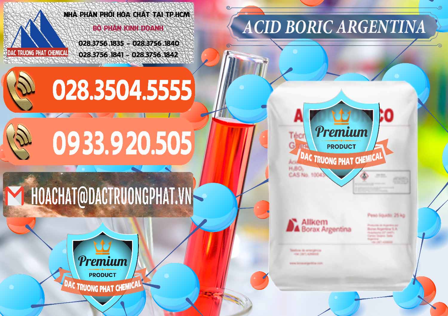 Chuyên bán - cung cấp Acid Boric – Axit Boric H3BO3 99% Allkem Argentina - 0448 - Đơn vị cung cấp ( phân phối ) hóa chất tại TP.HCM - hoachatmientay.com