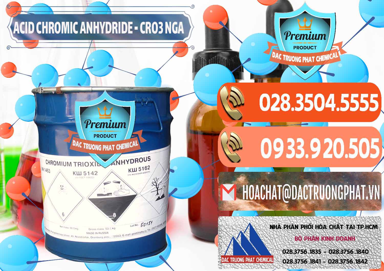 Chuyên kinh doanh _ bán Acid Chromic Anhydride - Cromic CRO3 Nga Russia - 0006 - Đơn vị chuyên kinh doanh ( phân phối ) hóa chất tại TP.HCM - hoachatmientay.com