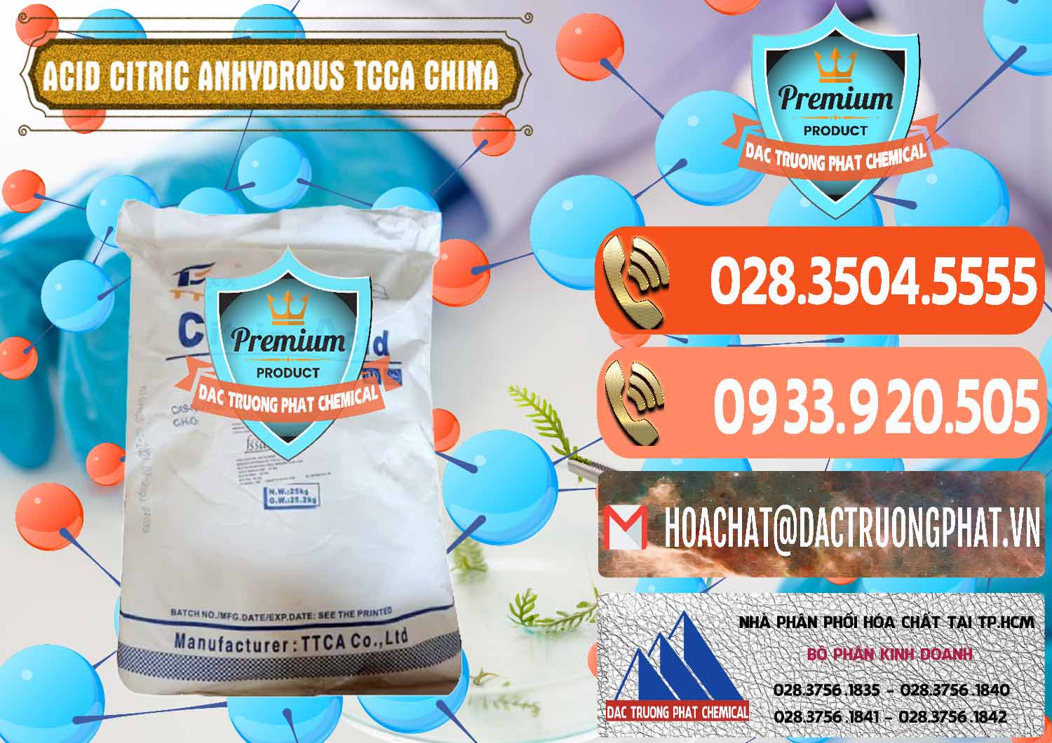 Đơn vị chuyên nhập khẩu & bán Acid Citric - Axit Citric Anhydrous TCCA Trung Quốc China - 0442 - Công ty chuyên nhập khẩu - cung cấp hóa chất tại TP.HCM - hoachatmientay.com