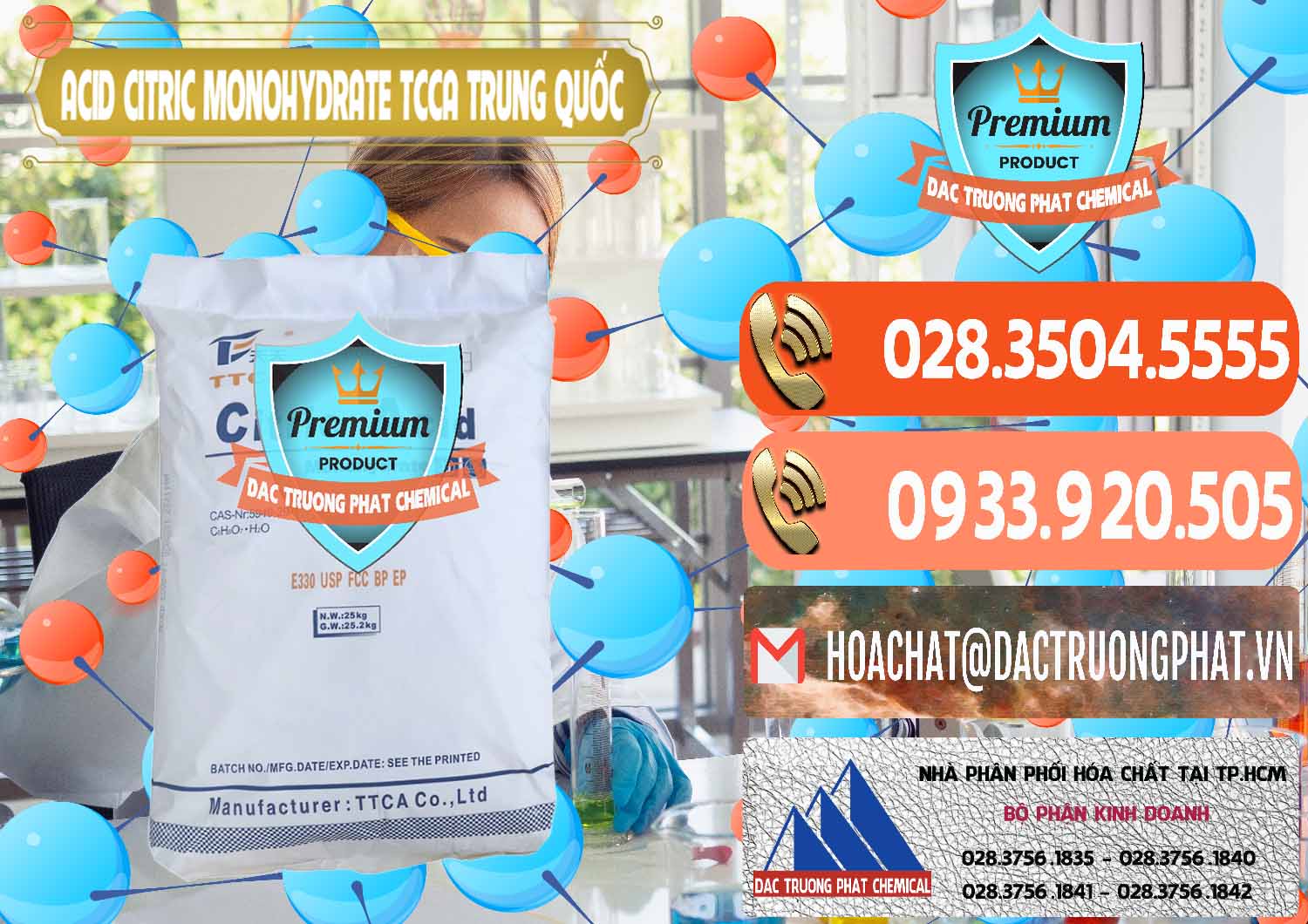Công ty bán & cung cấp Acid Citric - Axit Citric Monohydrate TCCA Trung Quốc China - 0441 - Nhà phân phối ( bán ) hóa chất tại TP.HCM - hoachatmientay.com