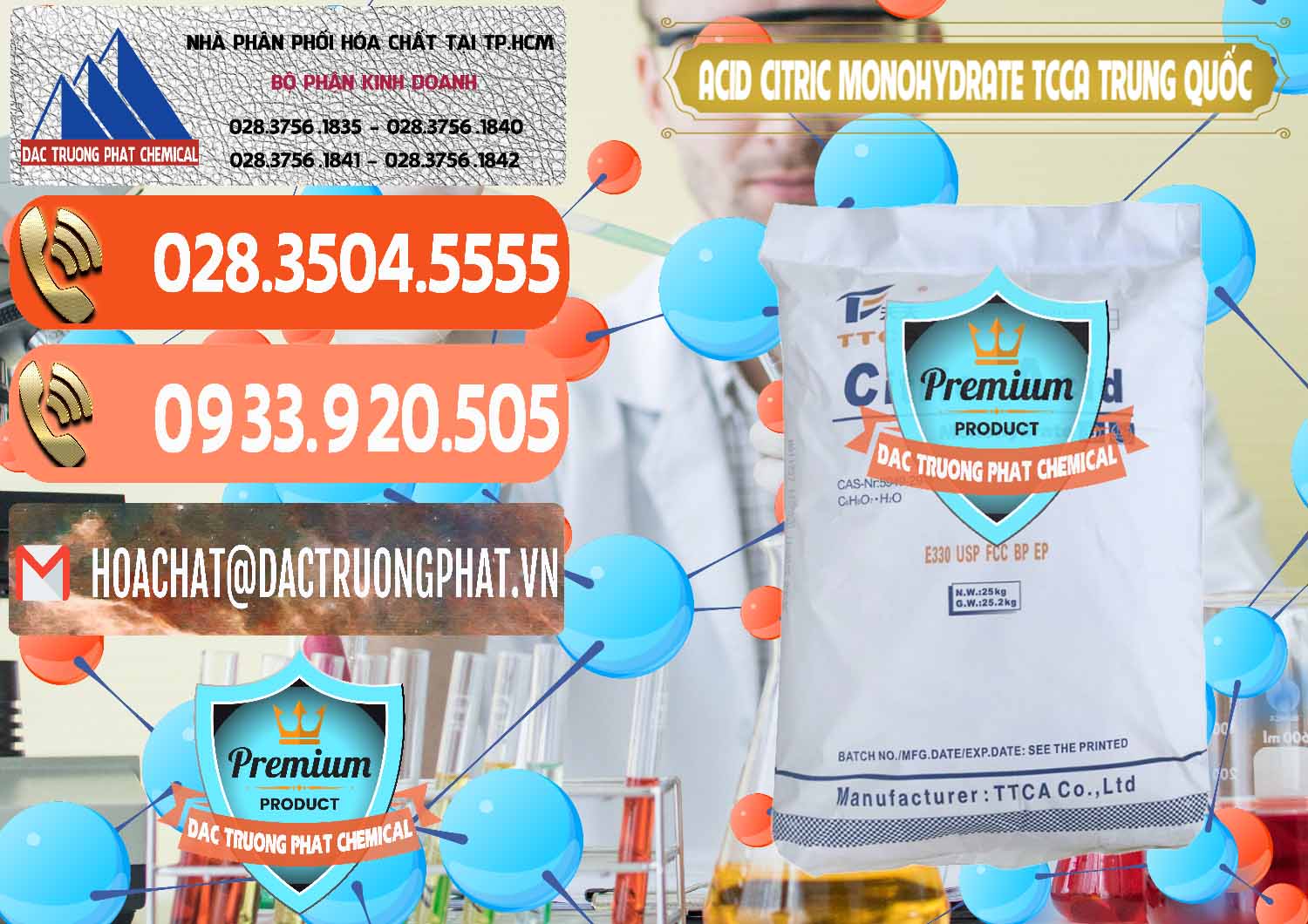 Cty chuyên bán và cung ứng Acid Citric - Axit Citric Monohydrate TCCA Trung Quốc China - 0441 - Nhập khẩu _ cung cấp hóa chất tại TP.HCM - hoachatmientay.com
