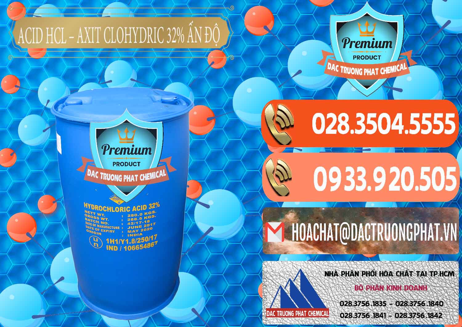 Nơi cung cấp ( bán ) Acid HCL - Axit Cohidric 32% - 35% Ấn Độ India - 0010 - Nhà nhập khẩu và cung cấp hóa chất tại TP.HCM - hoachatmientay.com