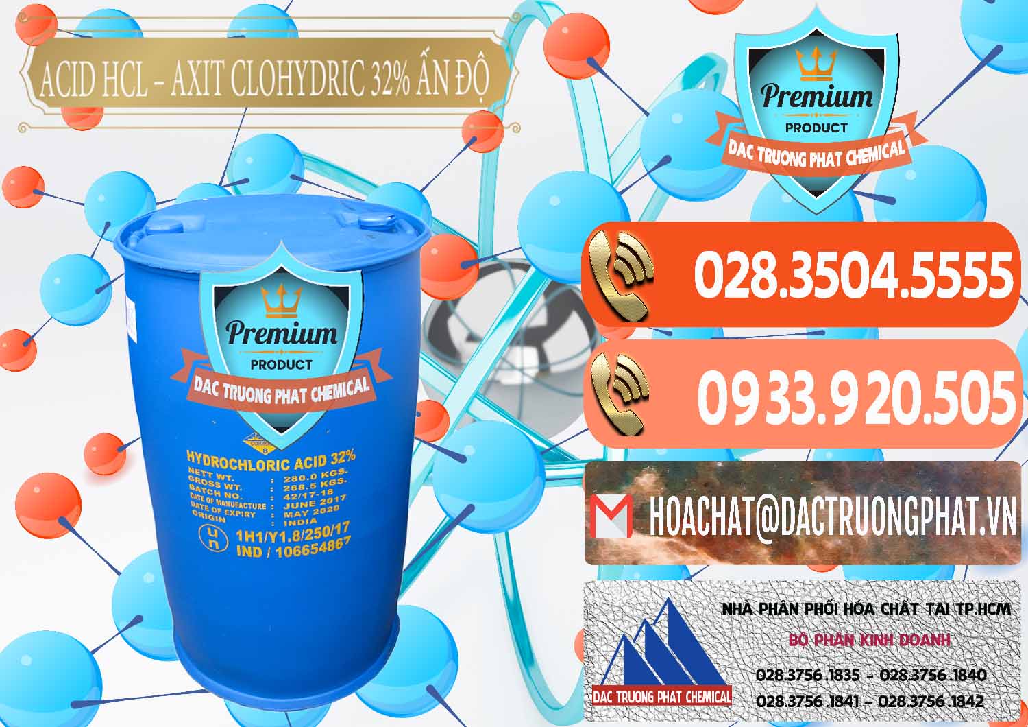 Cung ứng _ bán Acid HCL - Axit Cohidric 32% - 35% Ấn Độ India - 0010 - Chuyên kinh doanh ( phân phối ) hóa chất tại TP.HCM - hoachatmientay.com