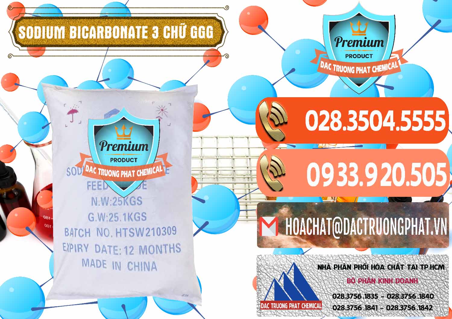 Nhà cung cấp _ bán Sodium Bicarbonate – Bicar NaHCO3 Food Grade 3 Chữ GGG Trung Quốc China - 0259 - Nơi phân phối và bán hóa chất tại TP.HCM - hoachatmientay.com