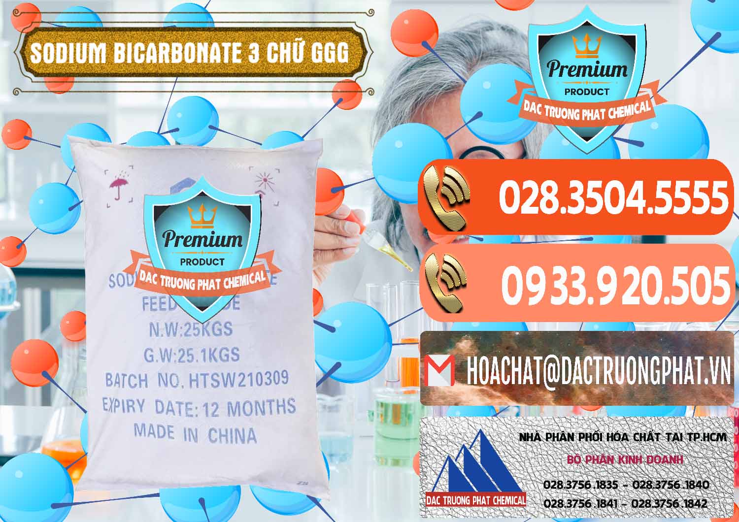 Chuyên cung ứng - bán Sodium Bicarbonate – Bicar NaHCO3 Food Grade 3 Chữ GGG Trung Quốc China - 0259 - Kinh doanh & phân phối hóa chất tại TP.HCM - hoachatmientay.com