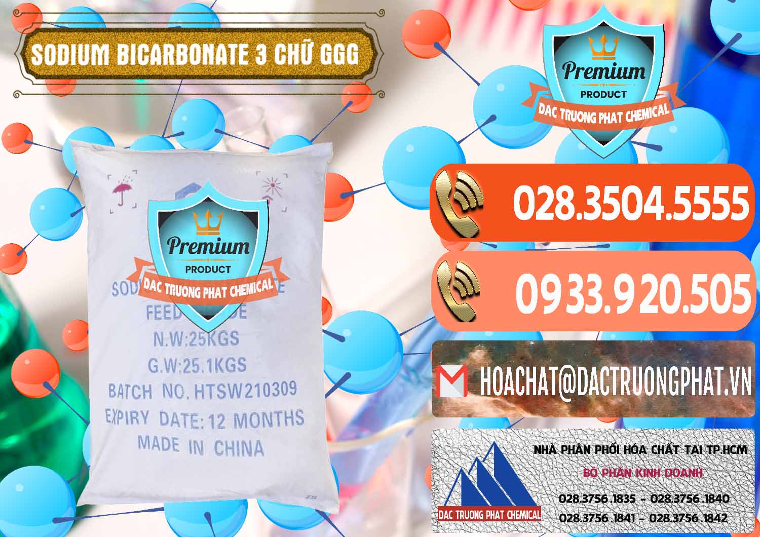 Cty chuyên cung cấp _ bán Sodium Bicarbonate – Bicar NaHCO3 Food Grade 3 Chữ GGG Trung Quốc China - 0259 - Nơi chuyên kinh doanh và phân phối hóa chất tại TP.HCM - hoachatmientay.com
