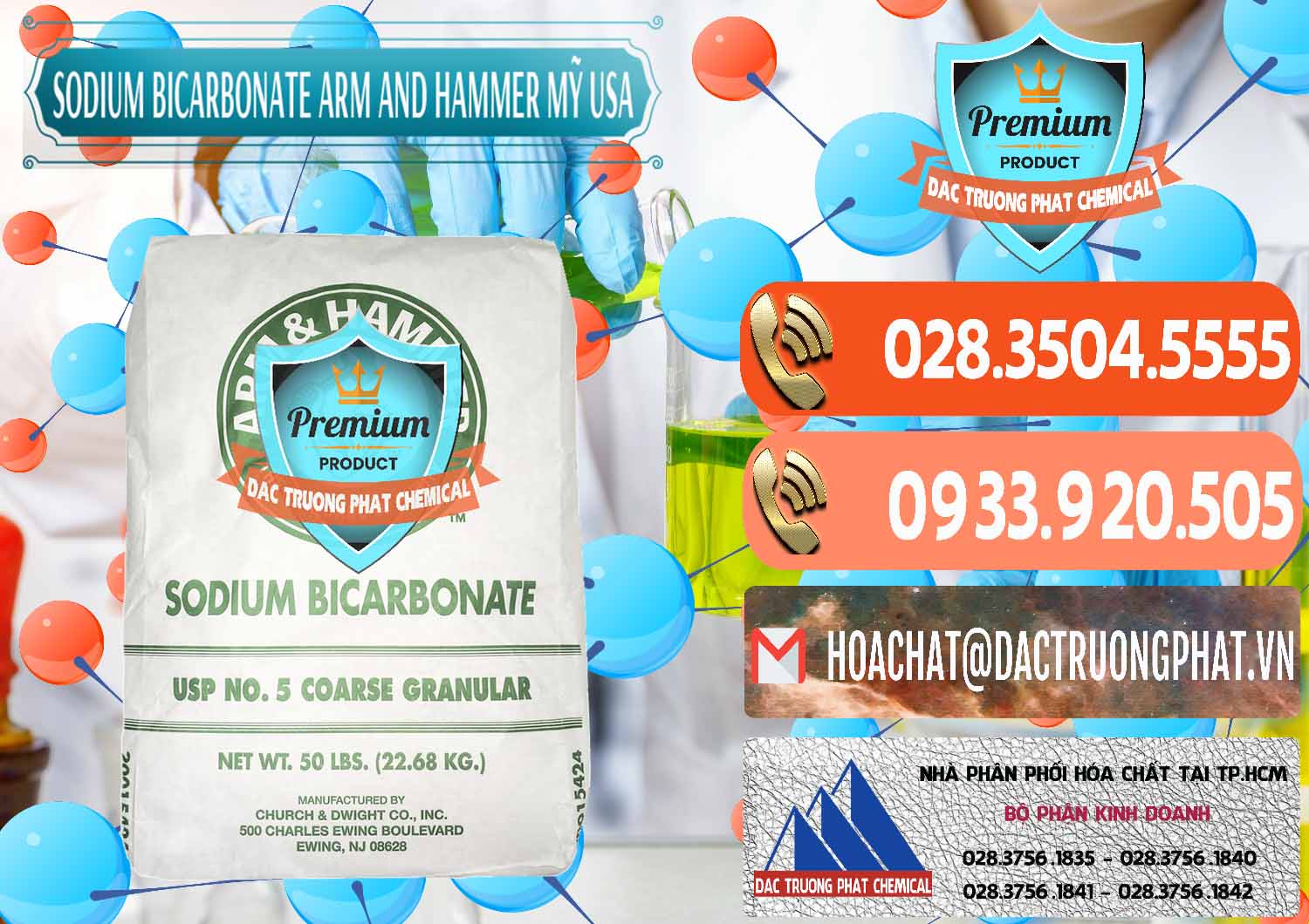 Đơn vị chuyên cung cấp & bán Sodium Bicarbonate – Bicar NaHCO3 Food Grade Arm And Hammer Mỹ USA - 0255 - Cty chuyên phân phối và kinh doanh hóa chất tại TP.HCM - hoachatmientay.com