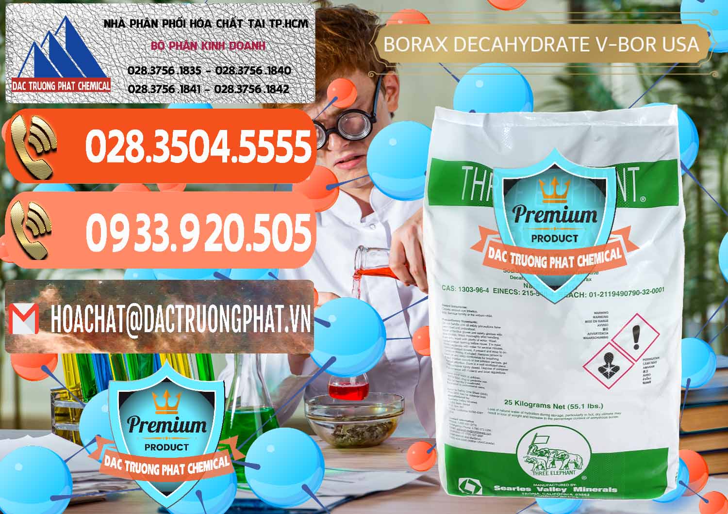 Chuyên kinh doanh ( bán ) Borax Decahydrate NA2B4O7.10H2O Mỹ V-Bor Usa - 0032 - Cty chuyên bán ( phân phối ) hóa chất tại TP.HCM - hoachatmientay.com
