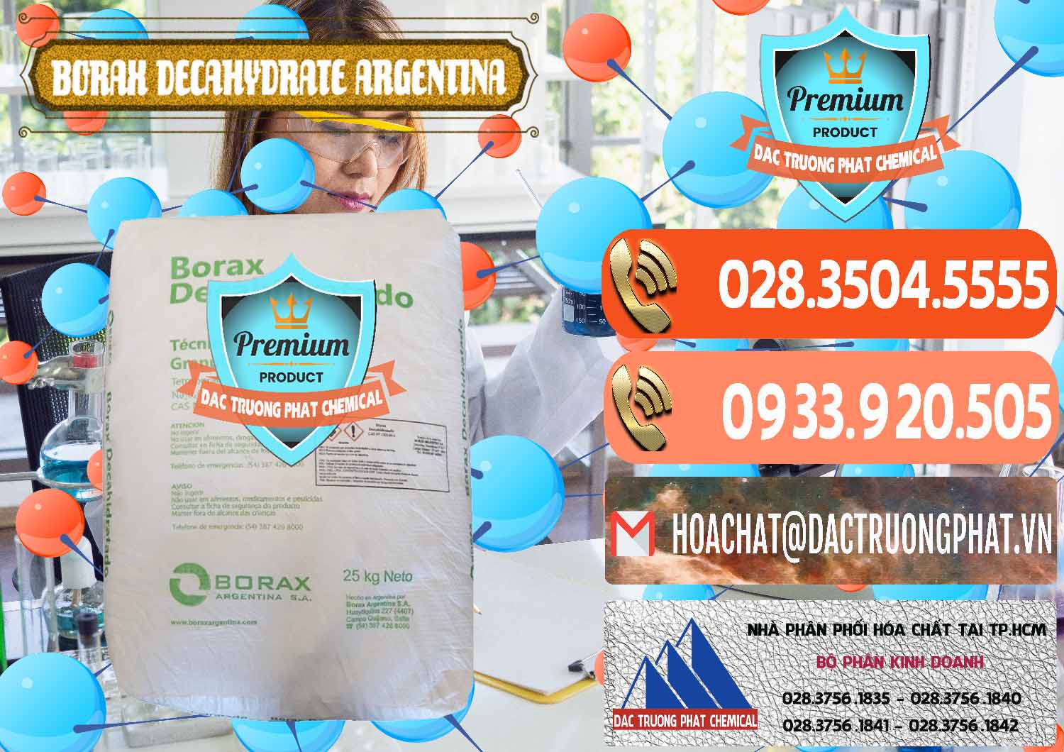 Nhà cung ứng & bán Borax Decahydrate Argentina - 0446 - Cty chuyên kinh doanh _ phân phối hóa chất tại TP.HCM - hoachatmientay.com