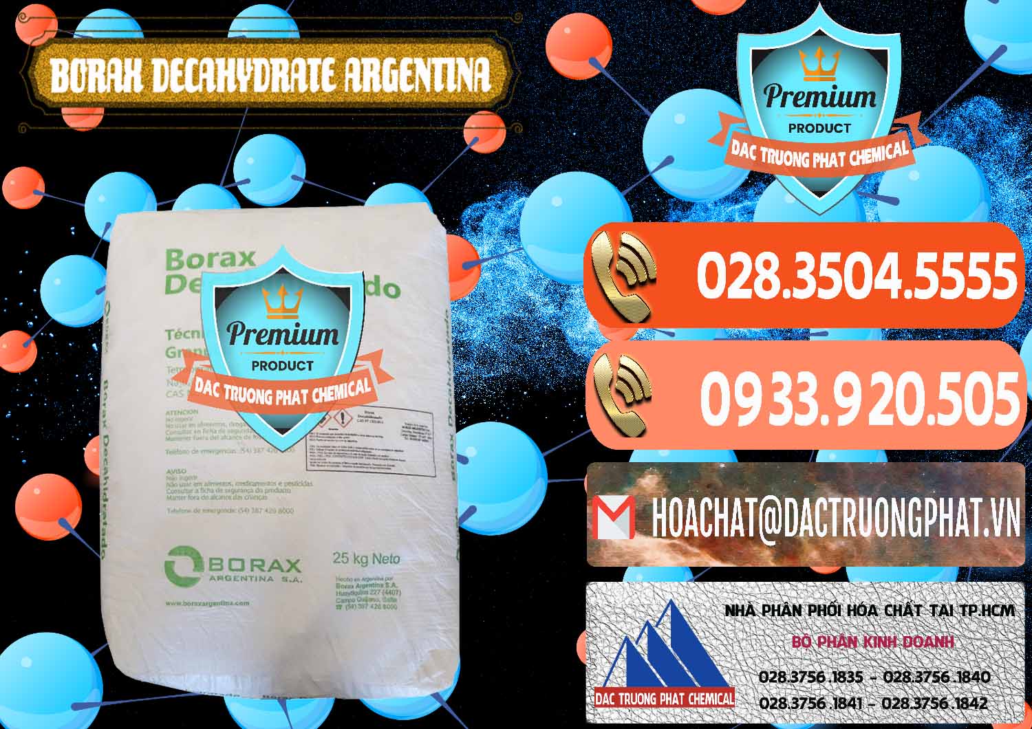 Nơi chuyên bán ( phân phối ) Borax Decahydrate Argentina - 0446 - Cty kinh doanh & phân phối hóa chất tại TP.HCM - hoachatmientay.com