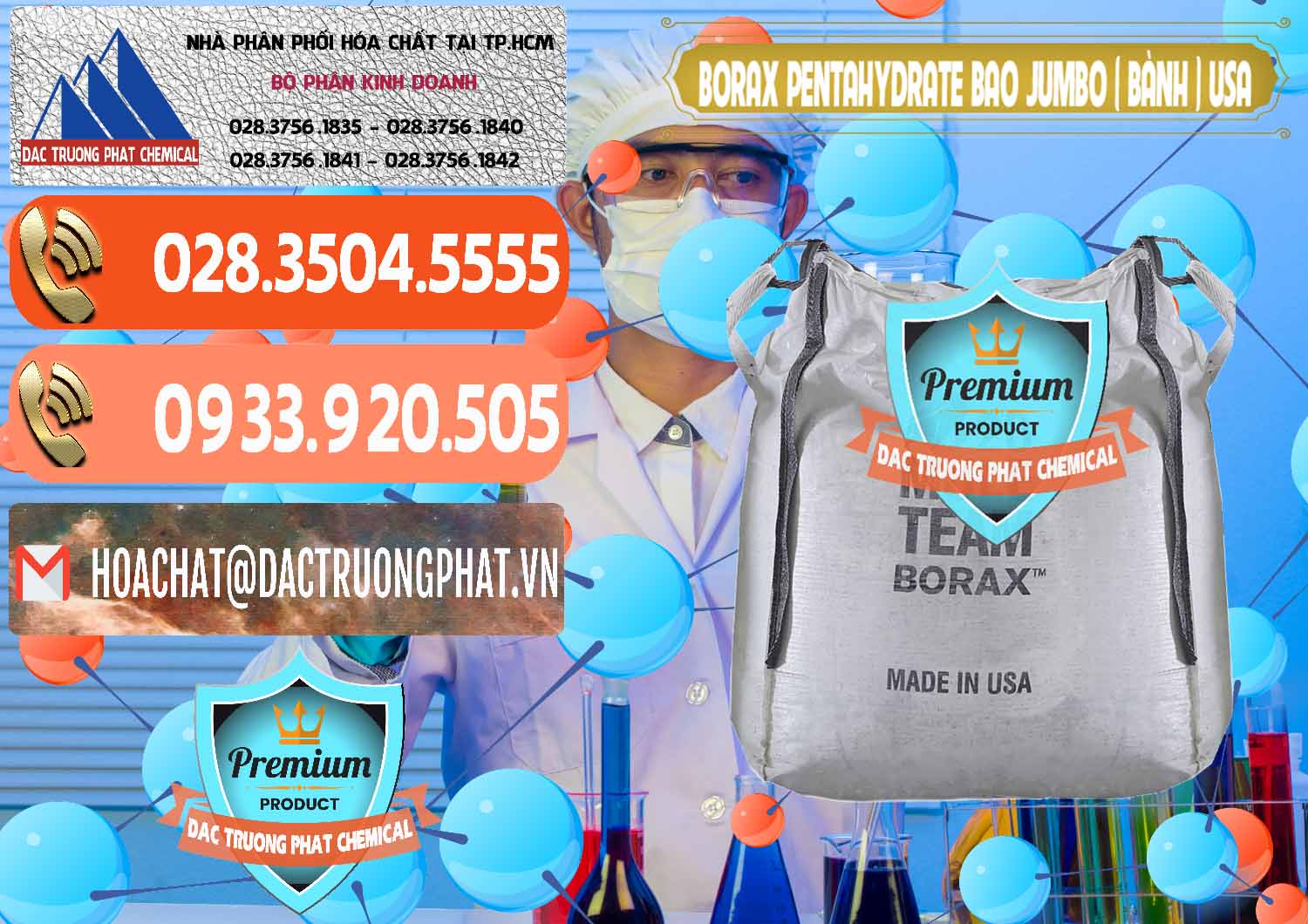 Phân phối - bán Borax Pentahydrate Bao Jumbo ( Bành ) Mule 20 Team Mỹ Usa - 0278 - Chuyên bán - cung cấp hóa chất tại TP.HCM - hoachatmientay.com