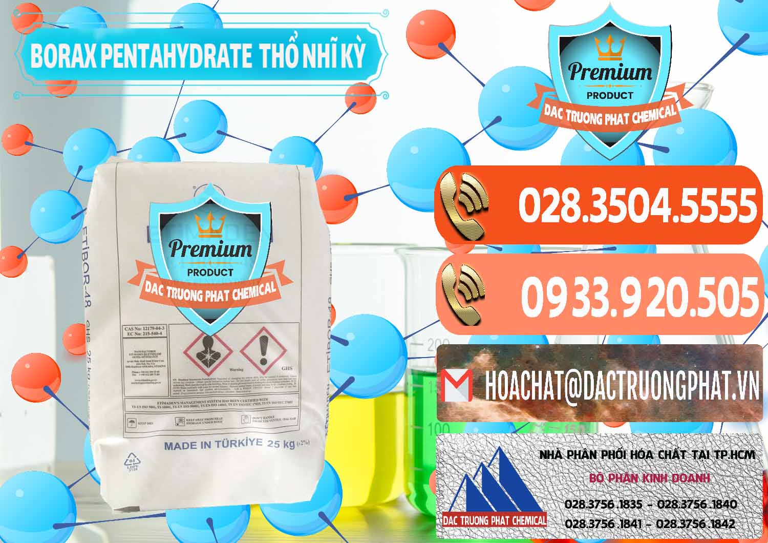 Công ty chuyên bán - cung cấp Borax Pentahydrate Thổ Nhĩ Kỳ Turkey - 0431 - Công ty bán & cung cấp hóa chất tại TP.HCM - hoachatmientay.com