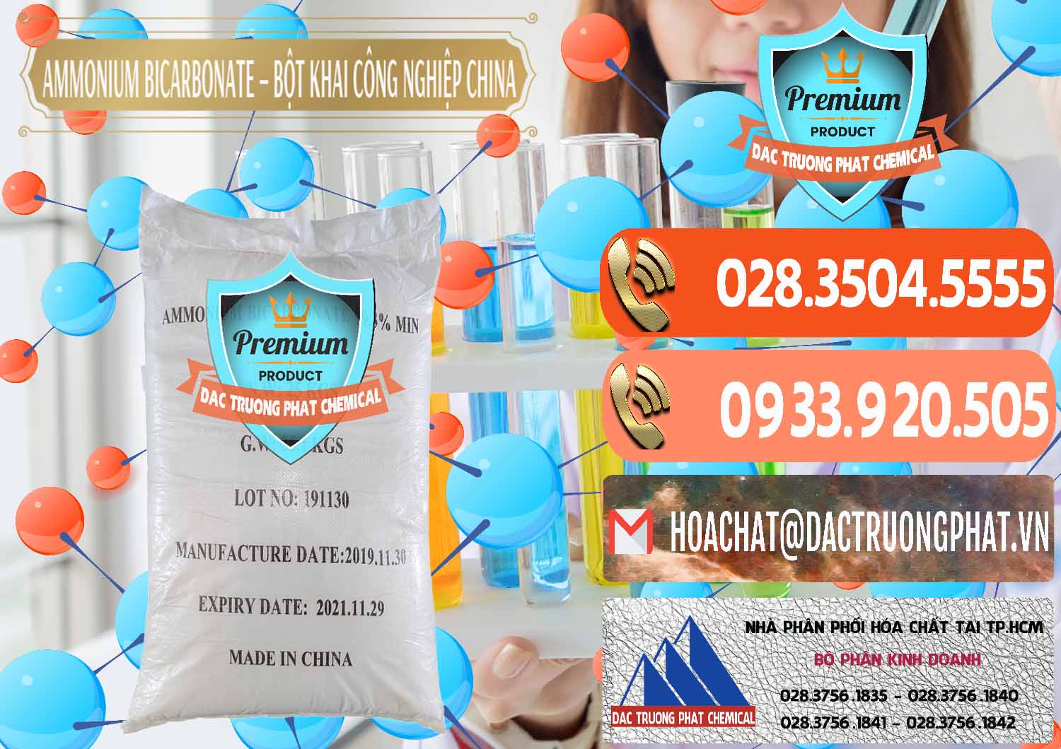 Công ty chuyên cung cấp và bán Ammonium Bicarbonate – Bột Khai Công Nghiệp Trung Quốc China - 0020 - Đơn vị phân phối & bán hóa chất tại TP.HCM - hoachatmientay.com