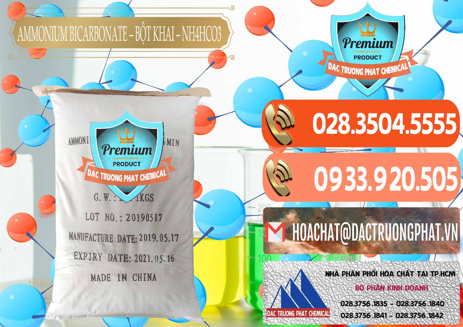 Đơn vị chuyên cung cấp & bán Ammonium Bicarbonate - Bột Khai Food Grade Trung Quốc China - 0018 - Nhà cung cấp _ nhập khẩu hóa chất tại TP.HCM - hoachatmientay.com