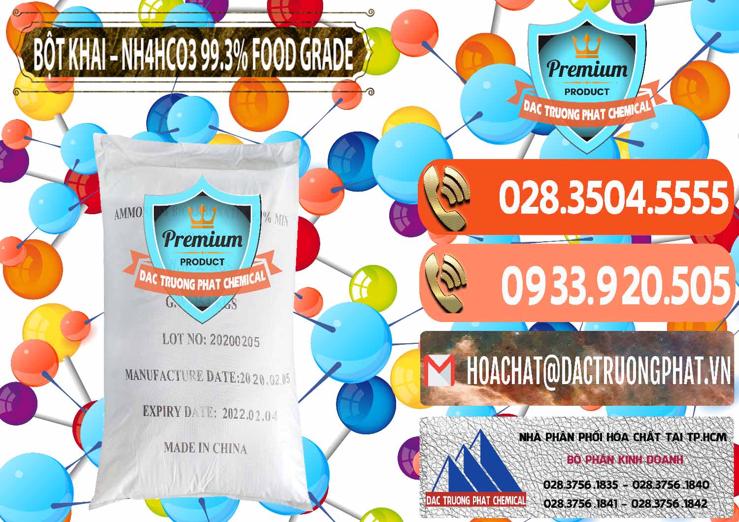 Cty chuyên cung cấp - bán Ammonium Bicarbonate – Bột Khai NH4HCO3 Food Grade Trung Quốc China - 0019 - Công ty chuyên kinh doanh & cung cấp hóa chất tại TP.HCM - hoachatmientay.com