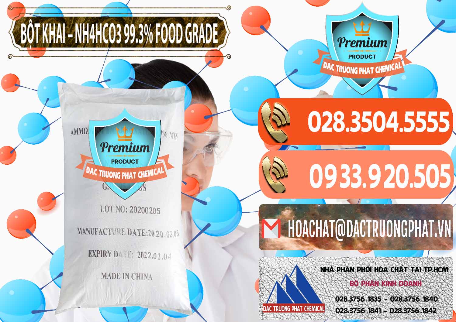 Nơi cung ứng _ bán Ammonium Bicarbonate – Bột Khai NH4HCO3 Food Grade Trung Quốc China - 0019 - Cty chuyên bán ( cung cấp ) hóa chất tại TP.HCM - hoachatmientay.com