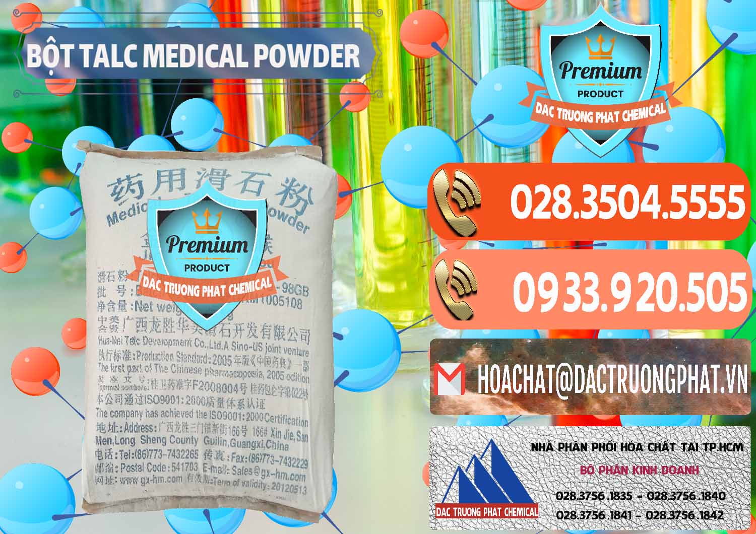Nơi phân phối _ bán Bột Talc Medical Powder Trung Quốc China - 0036 - Nơi chuyên bán - cung cấp hóa chất tại TP.HCM - hoachatmientay.com