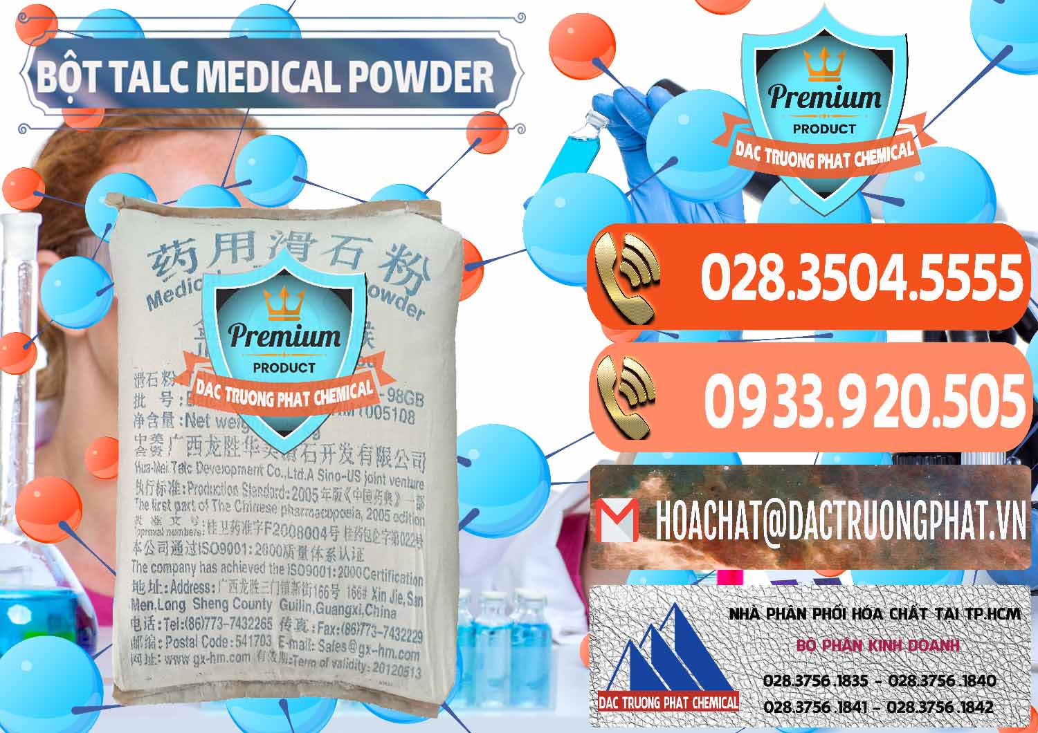 Chuyên cung ứng & bán Bột Talc Medical Powder Trung Quốc China - 0036 - Công ty chuyên kinh doanh - cung cấp hóa chất tại TP.HCM - hoachatmientay.com