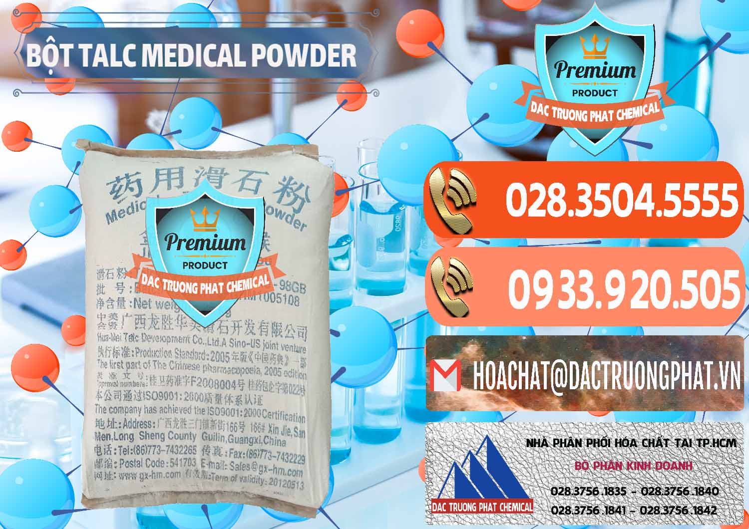 Công ty bán - cung ứng Bột Talc Medical Powder Trung Quốc China - 0036 - Chuyên cung cấp ( bán ) hóa chất tại TP.HCM - hoachatmientay.com