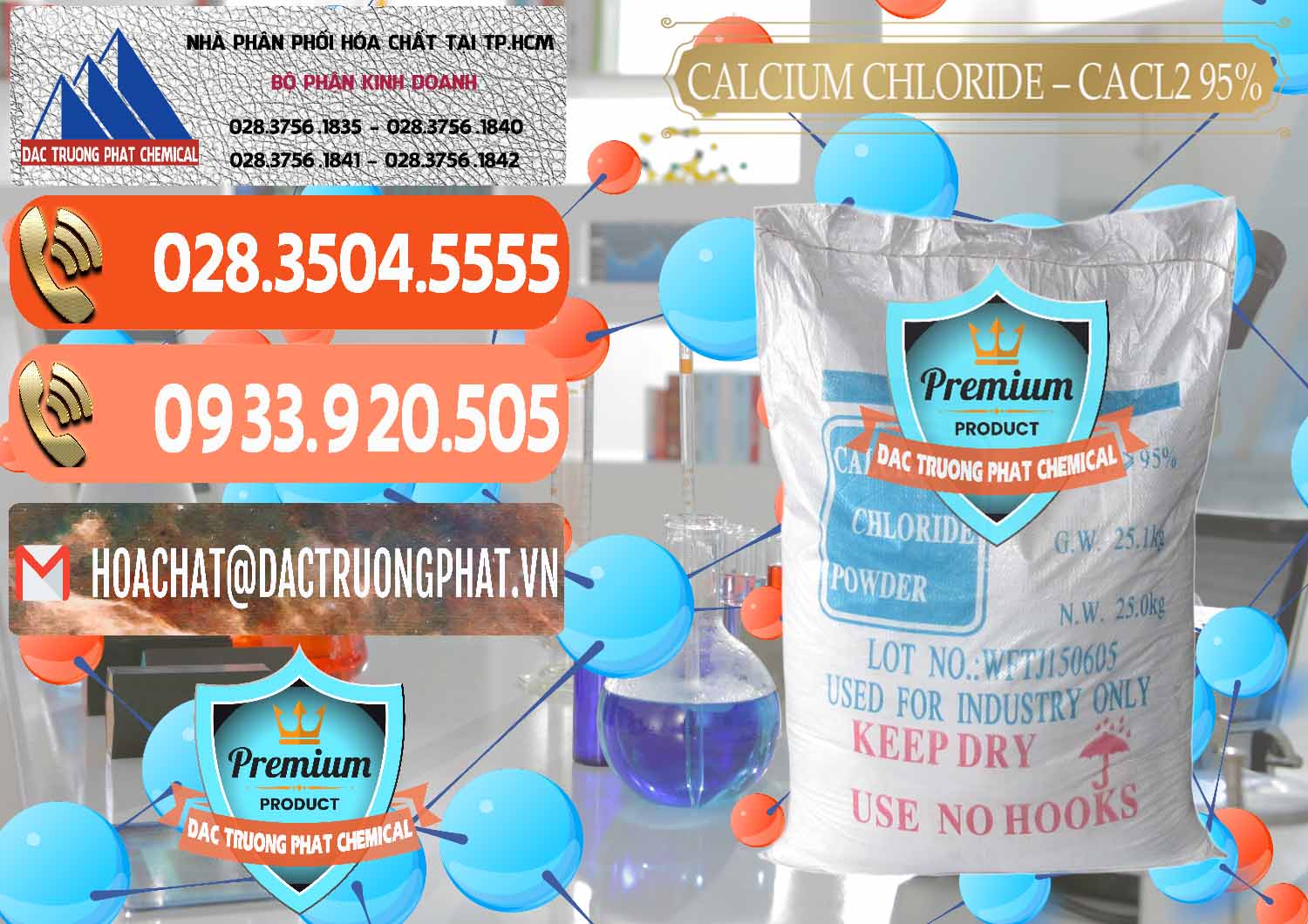 Cty chuyên cung cấp và bán CaCl2 – Canxi Clorua 95% Trung Quốc China - 0039 - Chuyên phân phối ( cung cấp ) hóa chất tại TP.HCM - hoachatmientay.com