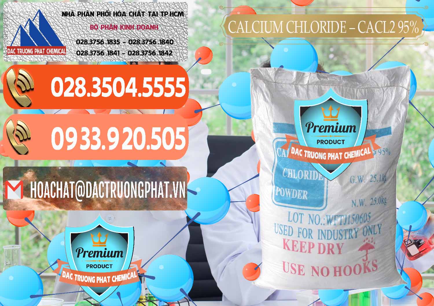 Cty chuyên phân phối _ bán CaCl2 – Canxi Clorua 95% Trung Quốc China - 0039 - Cty phân phối ( cung cấp ) hóa chất tại TP.HCM - hoachatmientay.com