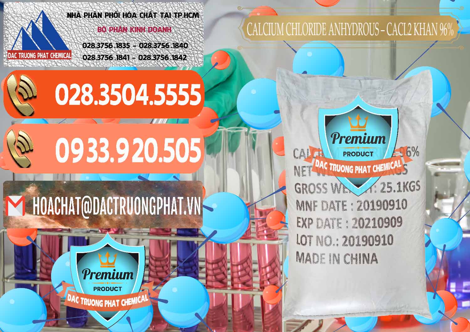 Cty nhập khẩu và bán CaCl2 – Canxi Clorua Anhydrous Khan 96% Trung Quốc China - 0043 - Cung cấp _ kinh doanh hóa chất tại TP.HCM - hoachatmientay.com