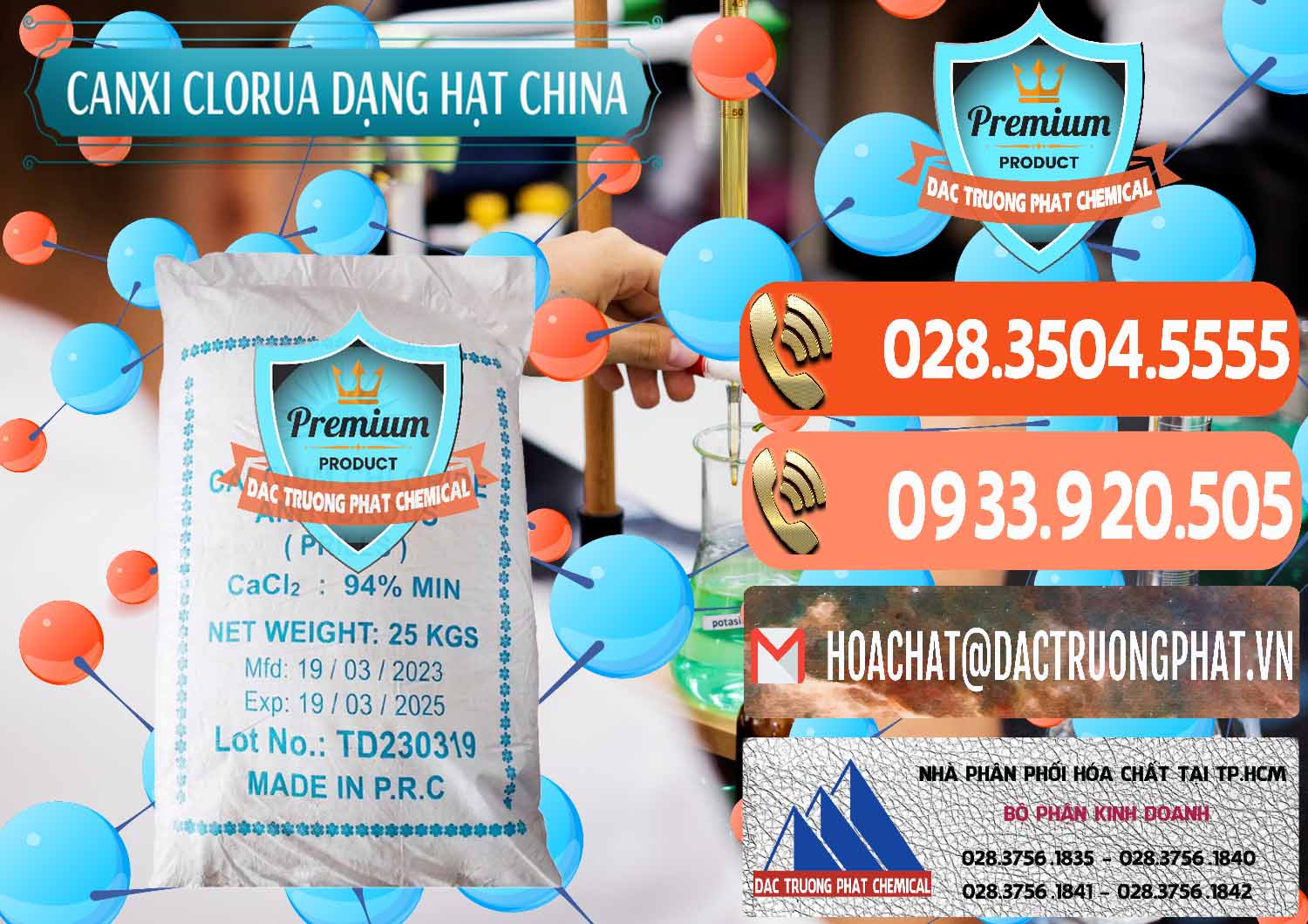 Đơn vị chuyên bán - cung ứng CaCl2 – Canxi Clorua 94% Dạng Hạt Trung Quốc China - 0373 - Cty phân phối và bán hóa chất tại TP.HCM - hoachatmientay.com