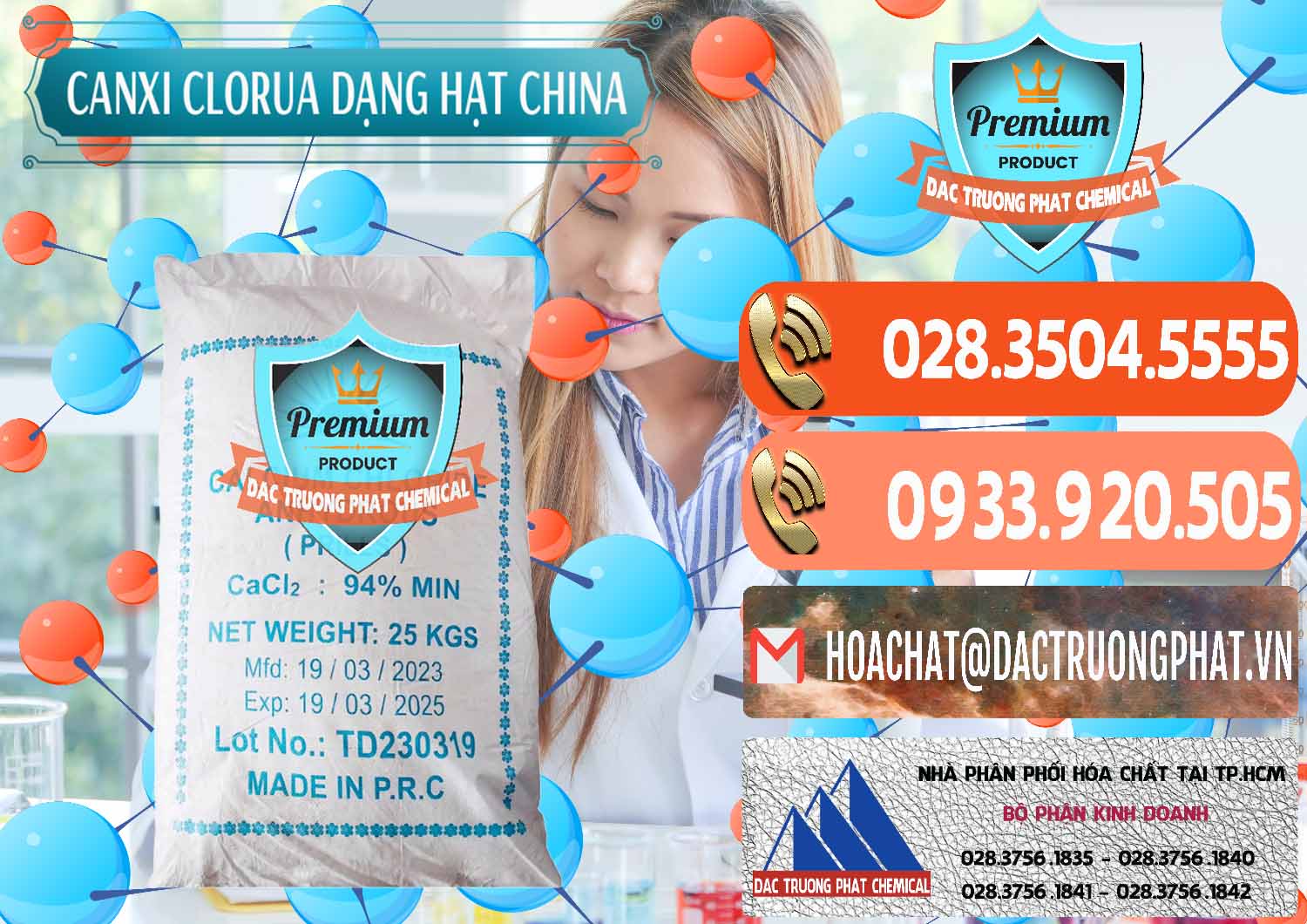 Cty chuyên cung ứng _ bán CaCl2 – Canxi Clorua 94% Dạng Hạt Trung Quốc China - 0373 - Nhập khẩu và phân phối hóa chất tại TP.HCM - hoachatmientay.com