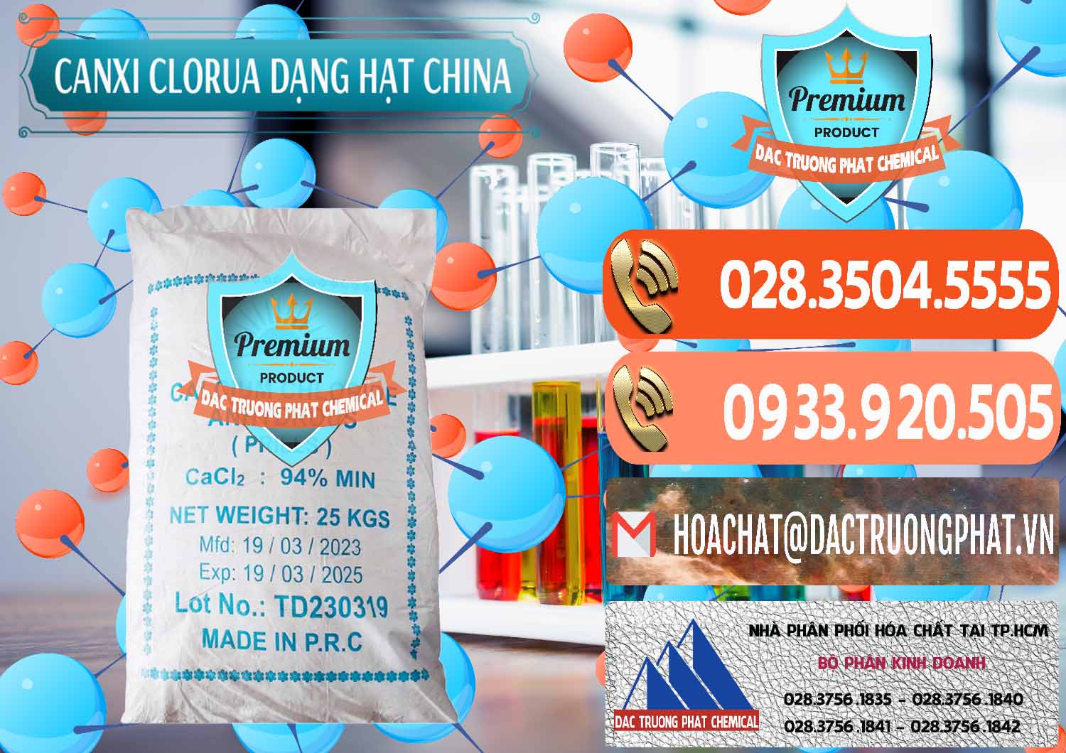 Cty kinh doanh & bán CaCl2 – Canxi Clorua 94% Dạng Hạt Trung Quốc China - 0373 - Nhà cung cấp - phân phối hóa chất tại TP.HCM - hoachatmientay.com