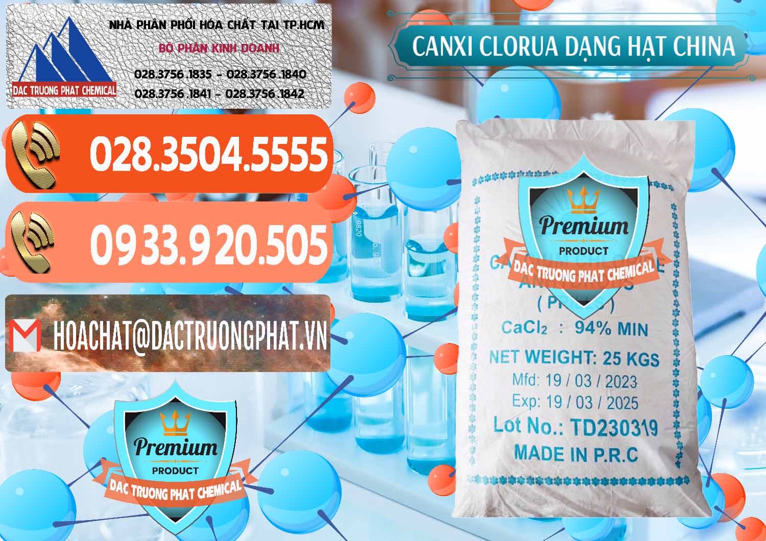 Công ty chuyên bán - cung cấp CaCl2 – Canxi Clorua 94% Dạng Hạt Trung Quốc China - 0373 - Nơi phân phối & cung cấp hóa chất tại TP.HCM - hoachatmientay.com