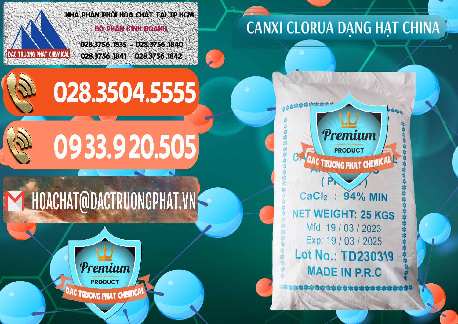 Chuyên nhập khẩu _ bán CaCl2 – Canxi Clorua 94% Dạng Hạt Trung Quốc China - 0373 - Cung cấp - bán hóa chất tại TP.HCM - hoachatmientay.com