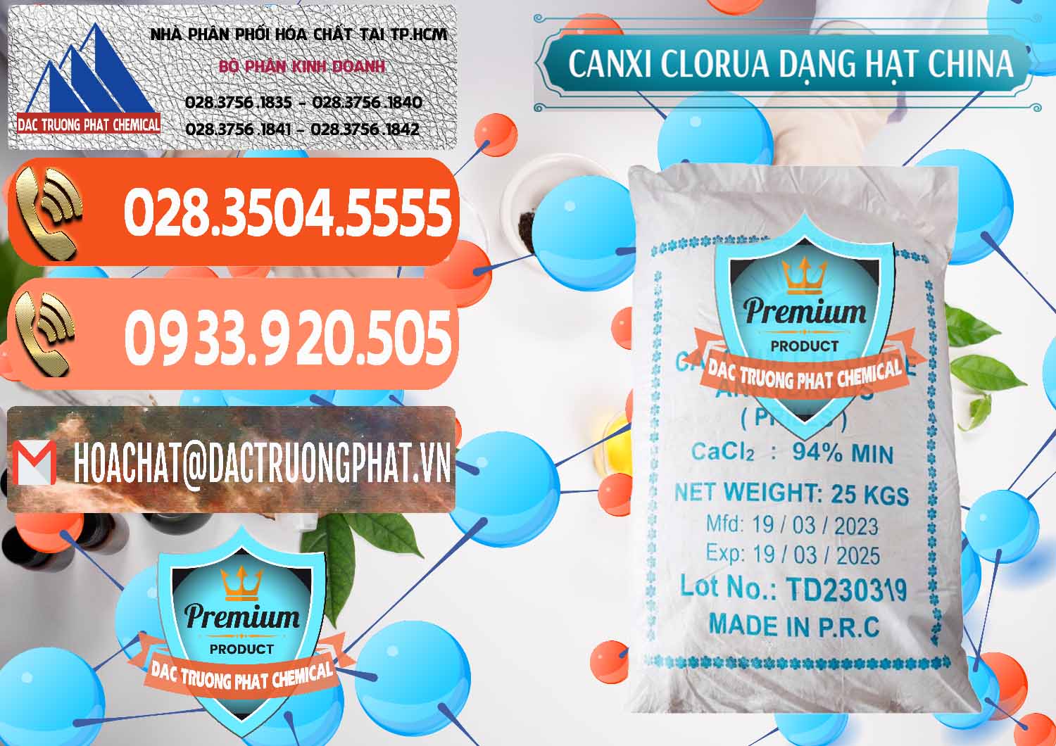 Cty chuyên nhập khẩu và bán CaCl2 – Canxi Clorua 94% Dạng Hạt Trung Quốc China - 0373 - Phân phối ( kinh doanh ) hóa chất tại TP.HCM - hoachatmientay.com