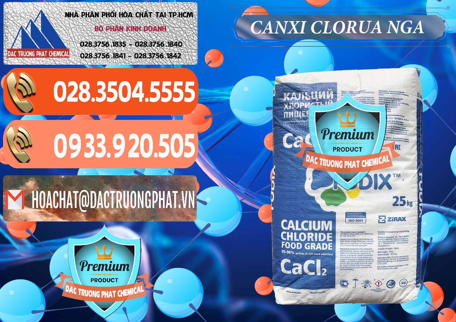 Đơn vị phân phối và bán CaCl2 – Canxi Clorua Nga Russia - 0430 - Chuyên cung cấp ( nhập khẩu ) hóa chất tại TP.HCM - hoachatmientay.com