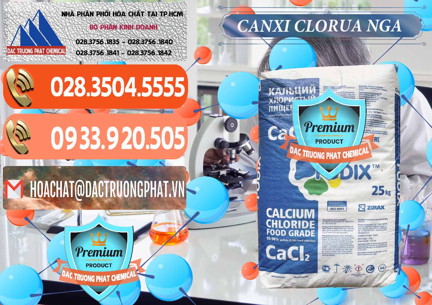 Nơi cung cấp & bán CaCl2 – Canxi Clorua Nga Russia - 0430 - Cung cấp & phân phối hóa chất tại TP.HCM - hoachatmientay.com