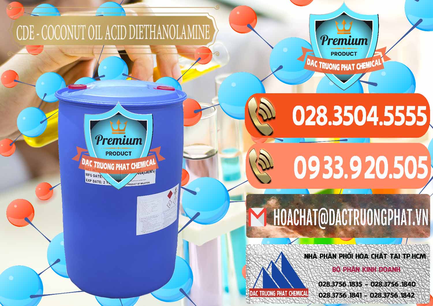 Công ty bán - cung ứng CDE - Coconut Oil Acid Diethanolamine Mã Lai Malaysia - 0311 - Đơn vị cung cấp và kinh doanh hóa chất tại TP.HCM - hoachatmientay.com