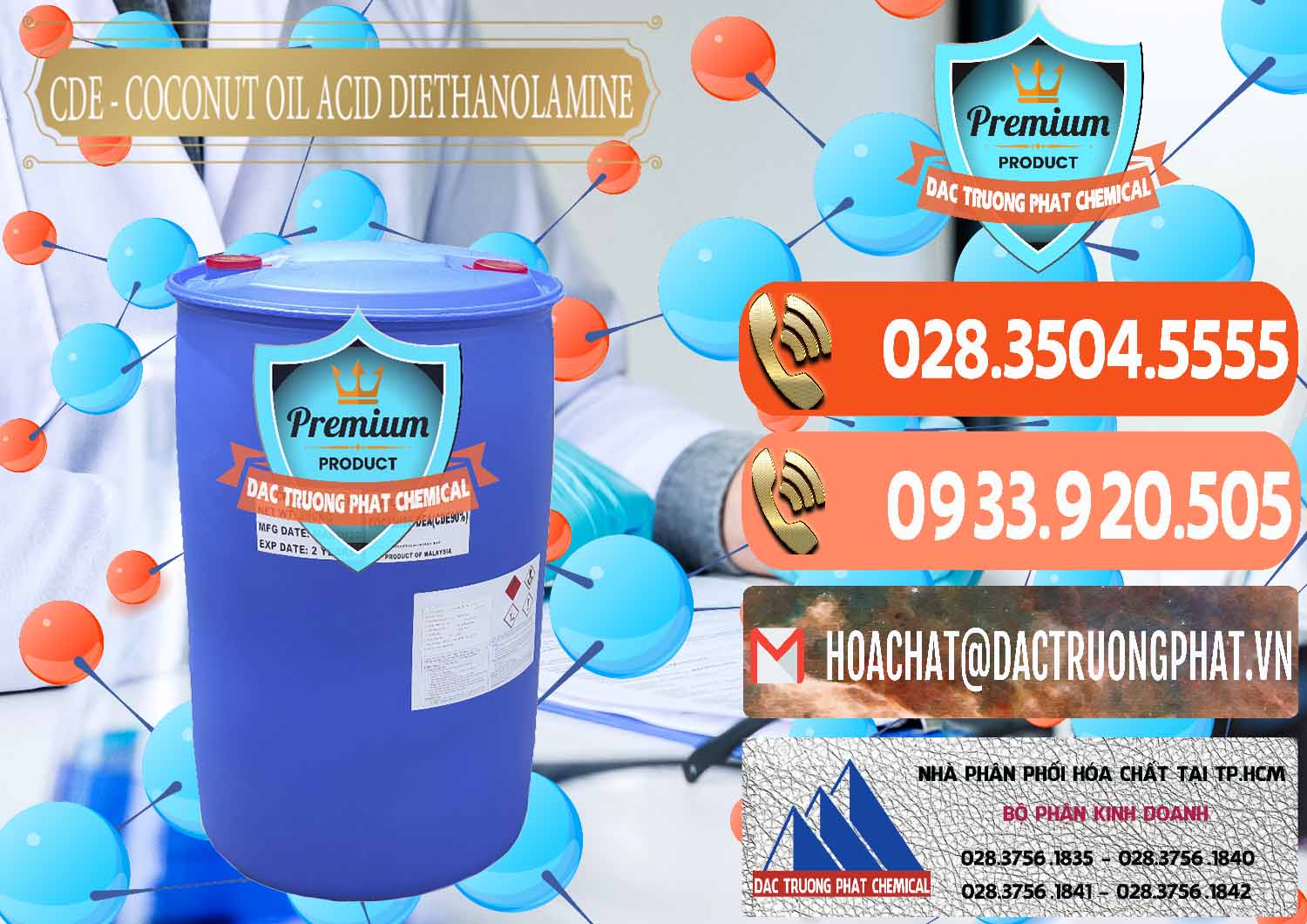 Nơi bán - cung ứng CDE - Coconut Oil Acid Diethanolamine Mã Lai Malaysia - 0311 - Cty nhập khẩu - phân phối hóa chất tại TP.HCM - hoachatmientay.com
