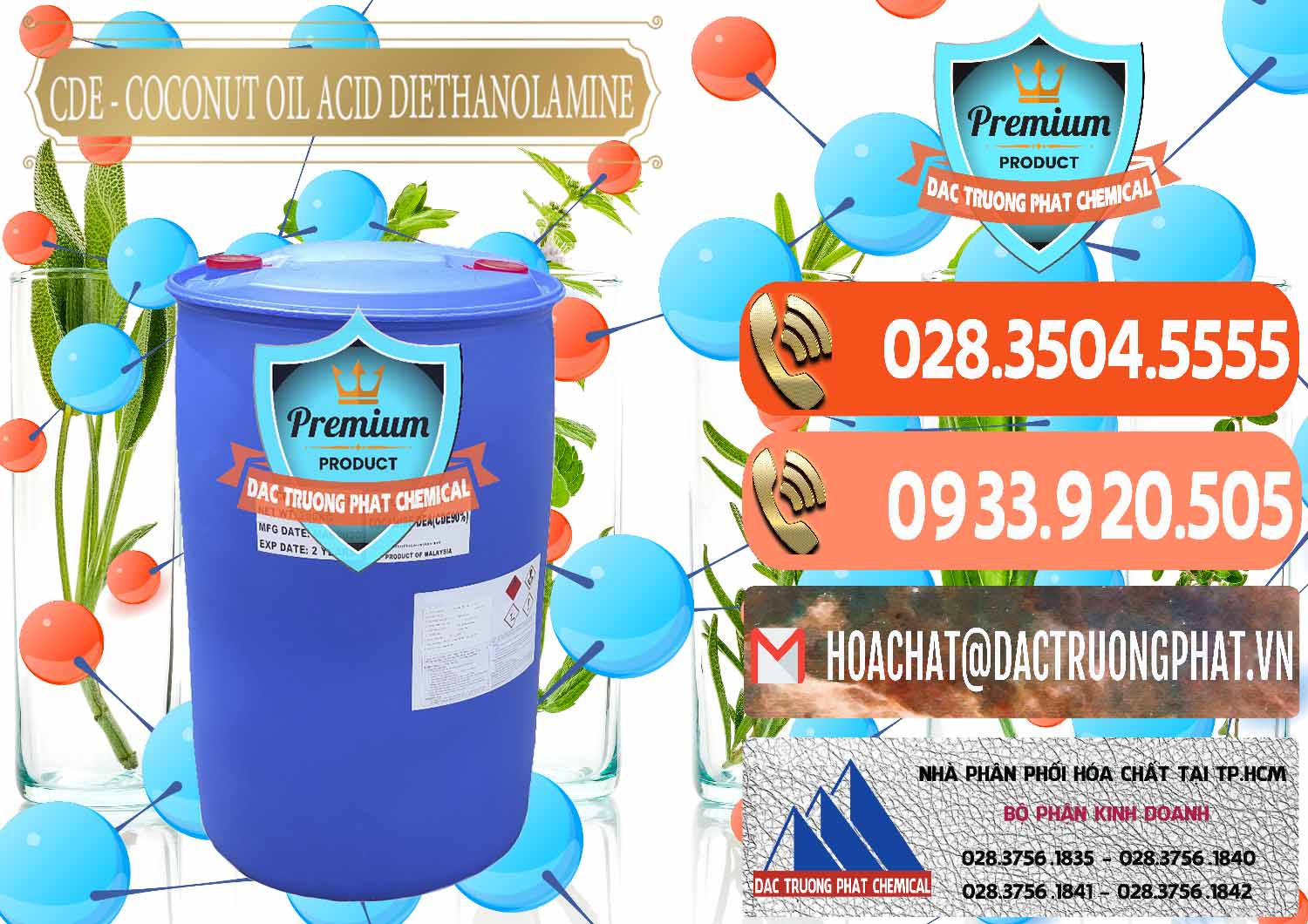 Đơn vị chuyên nhập khẩu và bán CDE - Coconut Oil Acid Diethanolamine Mã Lai Malaysia - 0311 - Nơi chuyên nhập khẩu - cung cấp hóa chất tại TP.HCM - hoachatmientay.com