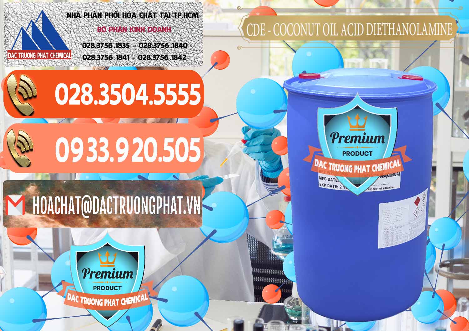 Bán - cung cấp CDE - Coconut Oil Acid Diethanolamine Mã Lai Malaysia - 0311 - Nơi chuyên bán & cung cấp hóa chất tại TP.HCM - hoachatmientay.com