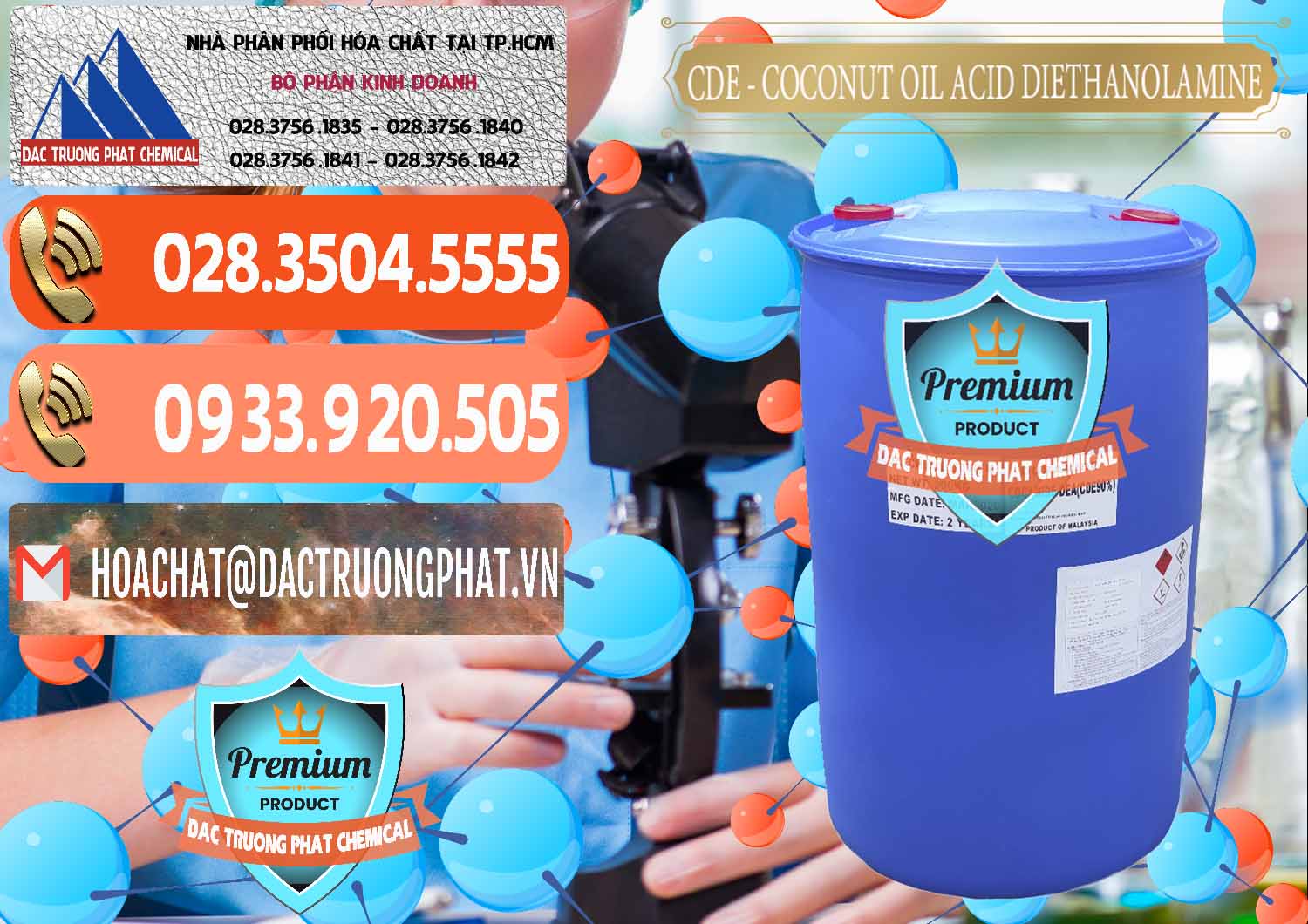Cty bán và phân phối CDE - Coconut Oil Acid Diethanolamine Mã Lai Malaysia - 0311 - Đơn vị cung ứng và phân phối hóa chất tại TP.HCM - hoachatmientay.com