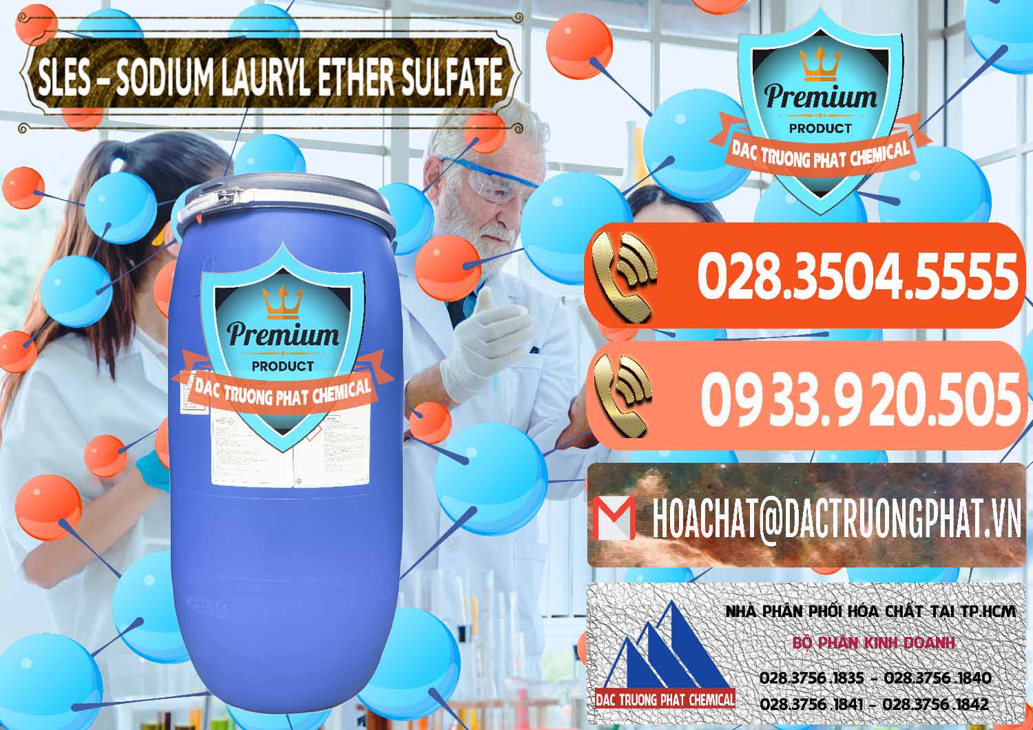 Đơn vị chuyên cung ứng - bán Chất Tạo Bọt Sles - Sodium Lauryl Ether Sulphate Kao Indonesia - 0046 - Nhà phân phối _ nhập khẩu hóa chất tại TP.HCM - hoachatmientay.com