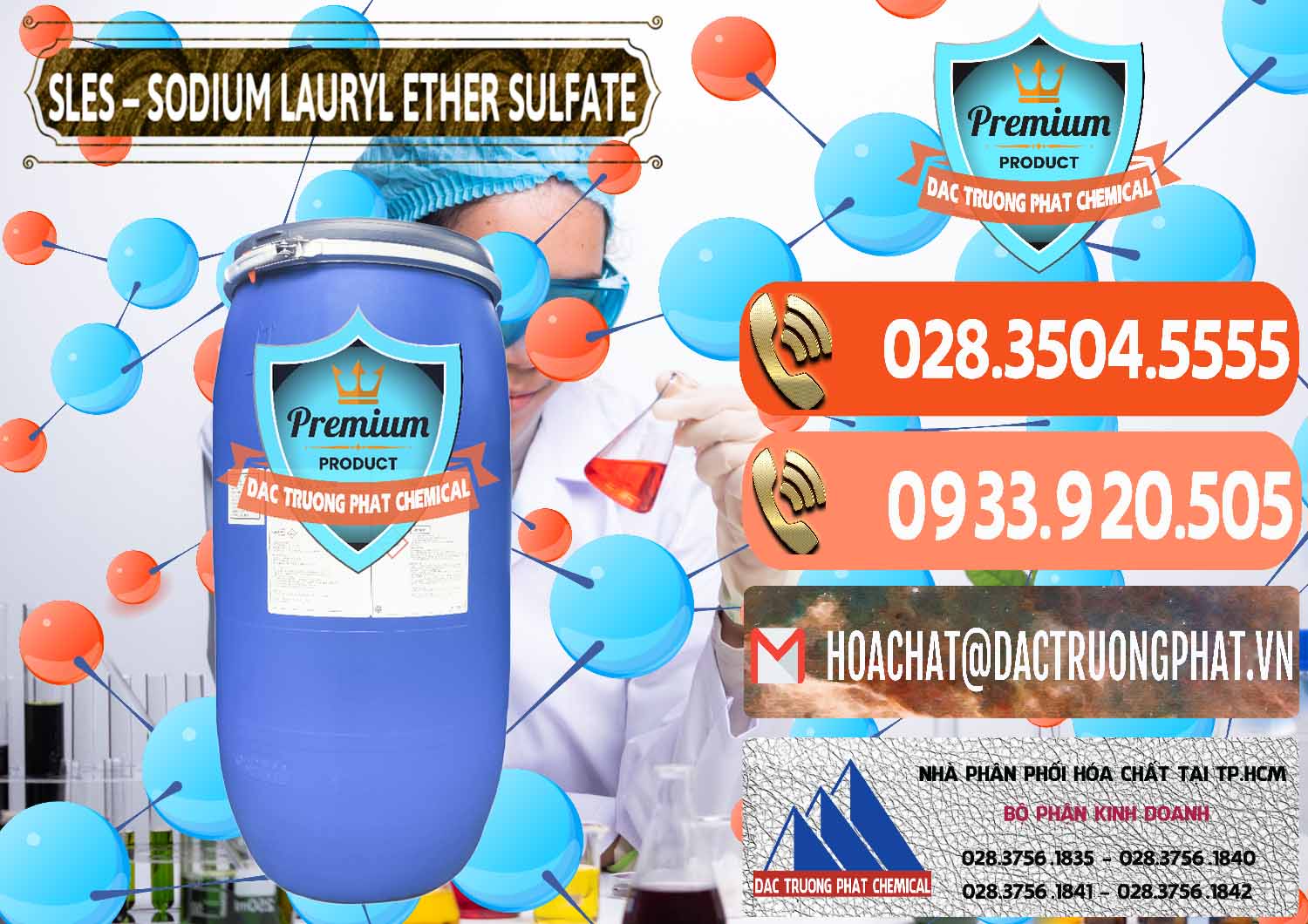 Công ty cung cấp ( bán ) Chất Tạo Bọt Sles - Sodium Lauryl Ether Sulphate Kao Indonesia - 0046 - Công ty cung ứng và phân phối hóa chất tại TP.HCM - hoachatmientay.com