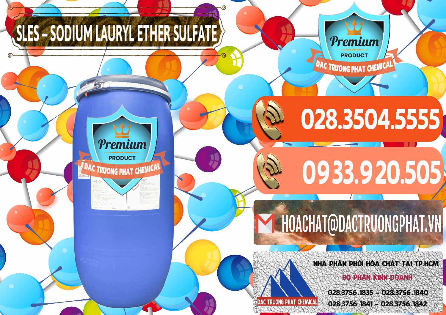 Cty chuyên phân phối _ bán Chất Tạo Bọt Sles - Sodium Lauryl Ether Sulphate Kao Indonesia - 0046 - Công ty kinh doanh _ cung cấp hóa chất tại TP.HCM - hoachatmientay.com