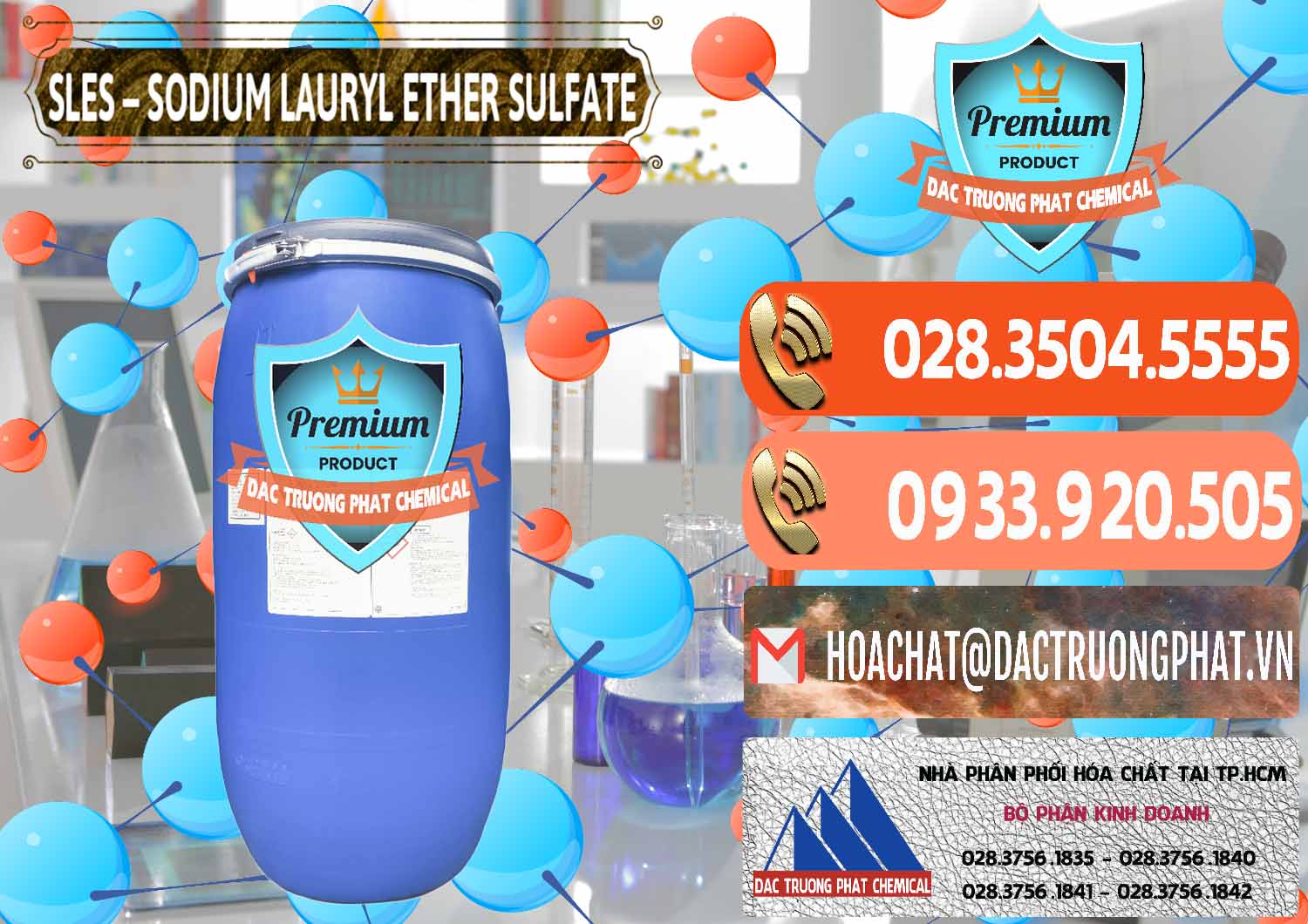 Đơn vị chuyên cung cấp ( bán ) Chất Tạo Bọt Sles - Sodium Lauryl Ether Sulphate Kao Indonesia - 0046 - Công ty kinh doanh và phân phối hóa chất tại TP.HCM - hoachatmientay.com