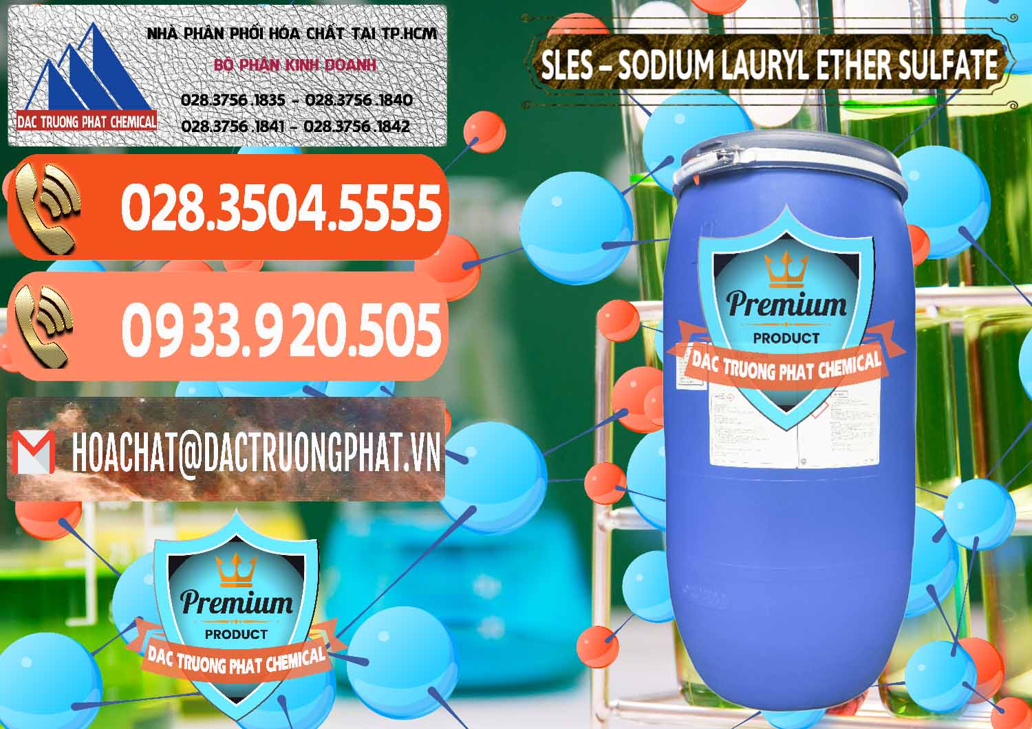 Nơi chuyên bán & phân phối Chất Tạo Bọt Sles - Sodium Lauryl Ether Sulphate Kao Indonesia - 0046 - Đơn vị cung cấp & kinh doanh hóa chất tại TP.HCM - hoachatmientay.com